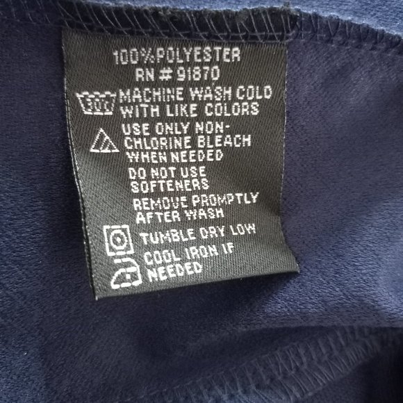 Pebble Beach Men’s Golf Jacket Med Navy Blue Red 1/4 Zip Pullover Performance - Picture 9 of 11